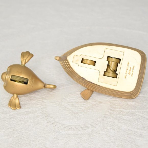 Vintage Disney Little Mermaid Gold McD's Happy Meal Toy Prince Eric Flounder Lot - Picture 7 of 13